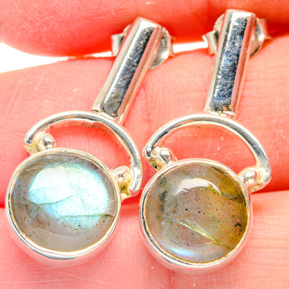Labradorite Earrings handcrafted by Ana Silver Co - EARR423148