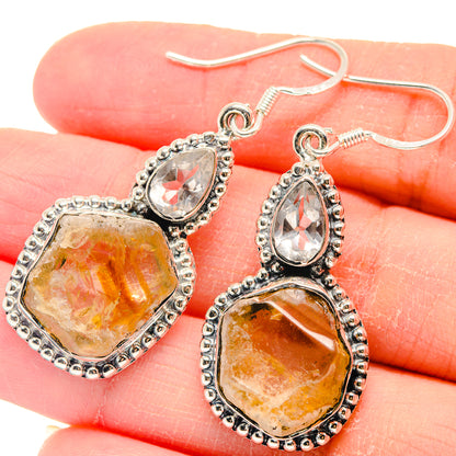Citrine Earrings handcrafted by Ana Silver Co - EARR423185