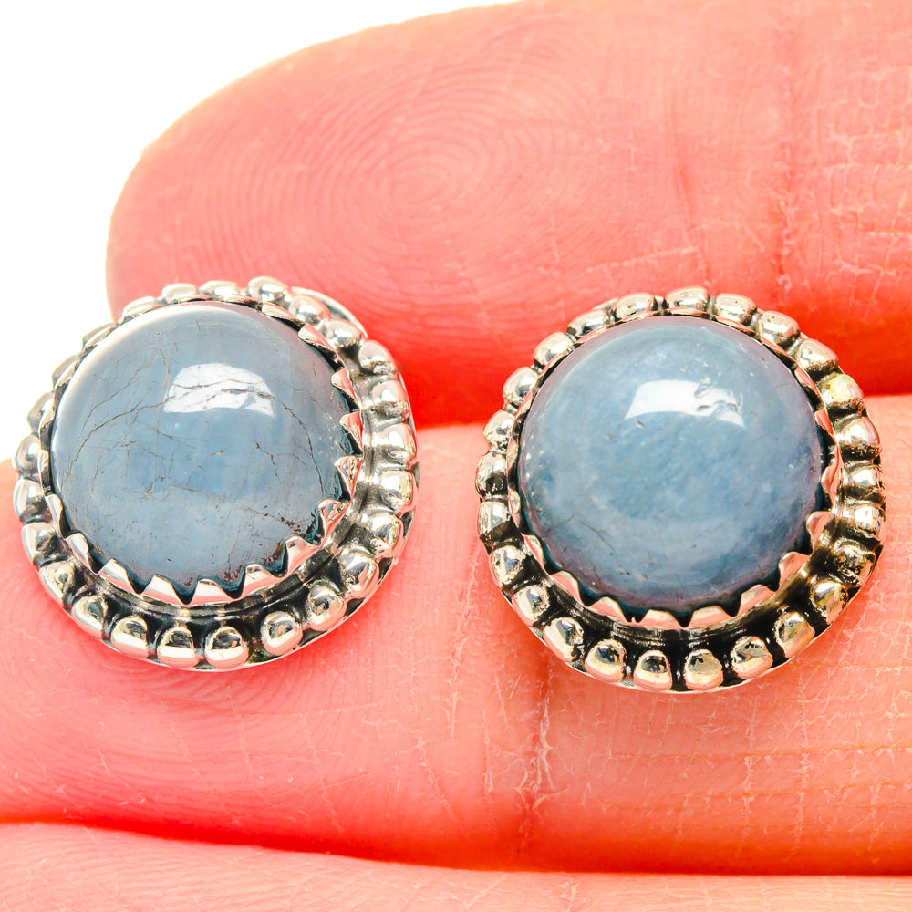 Aquamarine Earrings handcrafted by Ana Silver Co - EARR423190