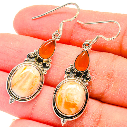 Scolecite Earrings handcrafted by Ana Silver Co - EARR423192