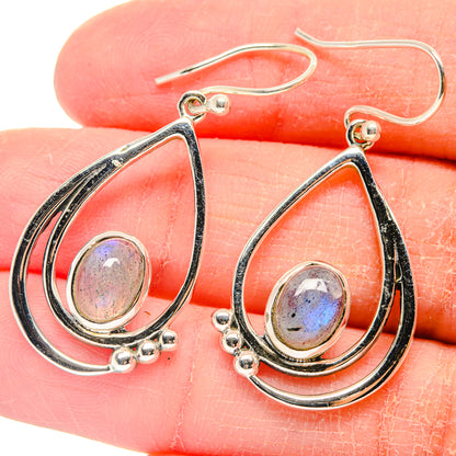 Labradorite Earrings handcrafted by Ana Silver Co - EARR423195