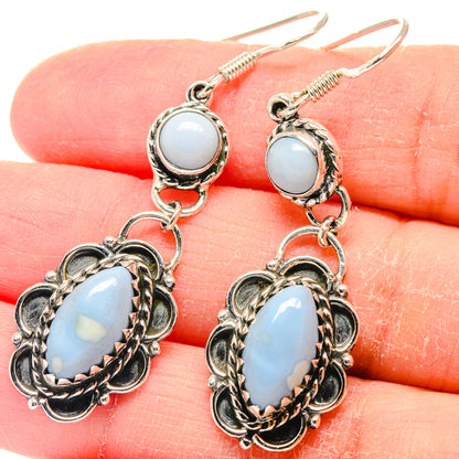 Owyhee Opal Earrings handcrafted by Ana Silver Co - EARR423196