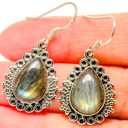 Labradorite Earrings handcrafted by Ana Silver Co - EARR423202