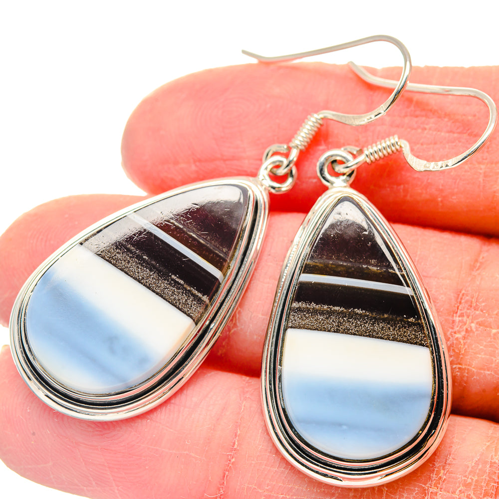 Owyhee Opal Earrings handcrafted by Ana Silver Co - EARR423203