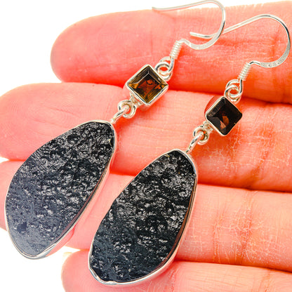 Tektite Earrings handcrafted by Ana Silver Co - EARR423207