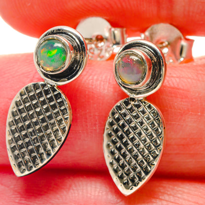 Ethiopian Opal Earrings handcrafted by Ana Silver Co - EARR423224