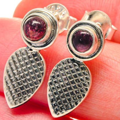 Garnet Earrings handcrafted by Ana Silver Co - EARR423228