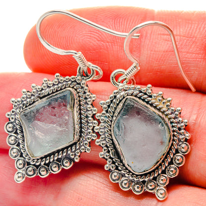 Aquamarine Earrings handcrafted by Ana Silver Co - EARR423236