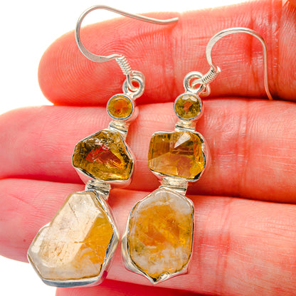 Citrine Earrings handcrafted by Ana Silver Co - EARR423239