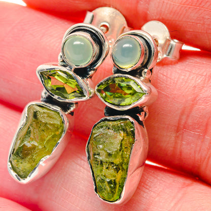 Peridot Earrings handcrafted by Ana Silver Co - EARR423241