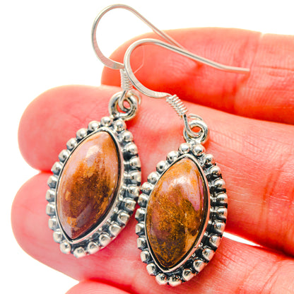 Phosphosiderite Earrings handcrafted by Ana Silver Co - EARR423243
