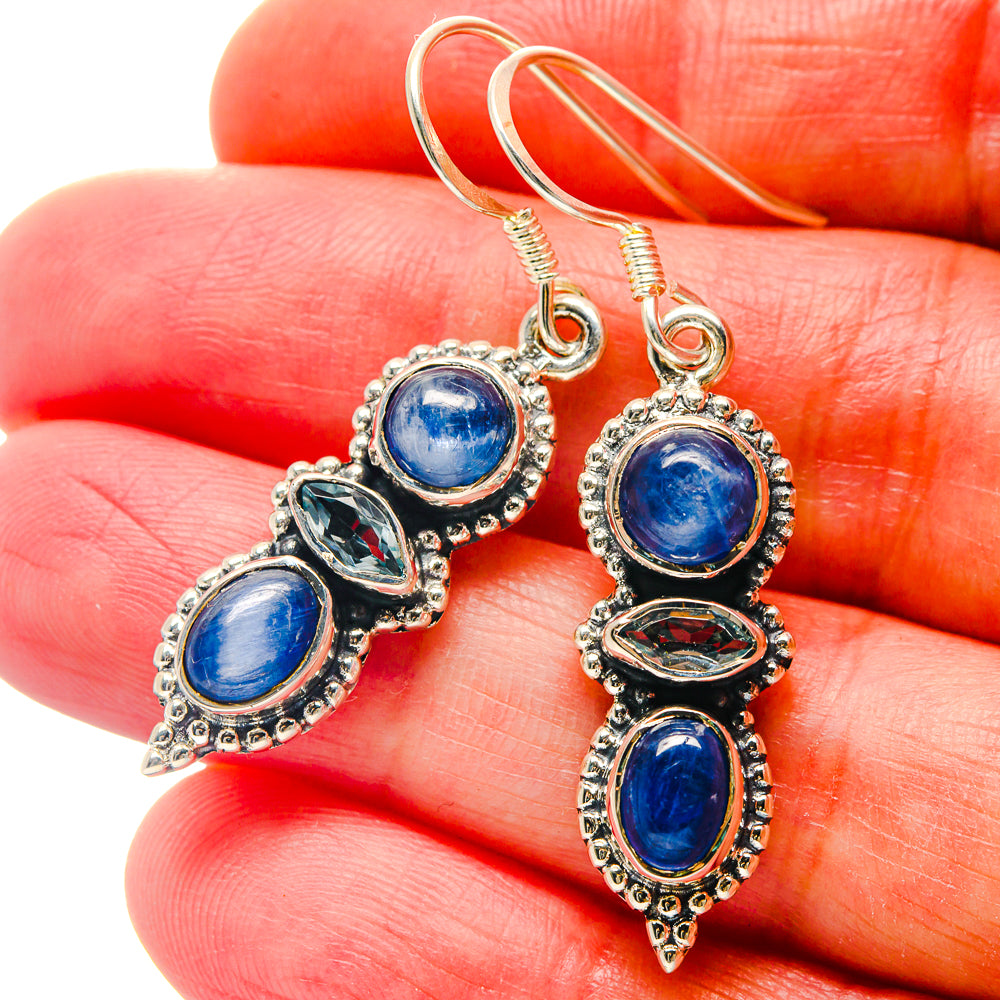 Kyanite Earrings handcrafted by Ana Silver Co - EARR423249