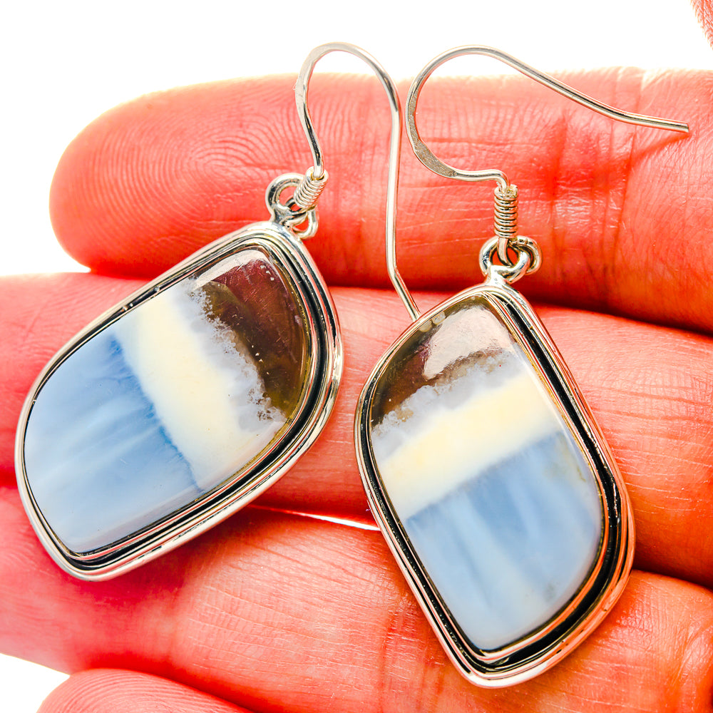 Owyhee Opal Earrings handcrafted by Ana Silver Co - EARR423253