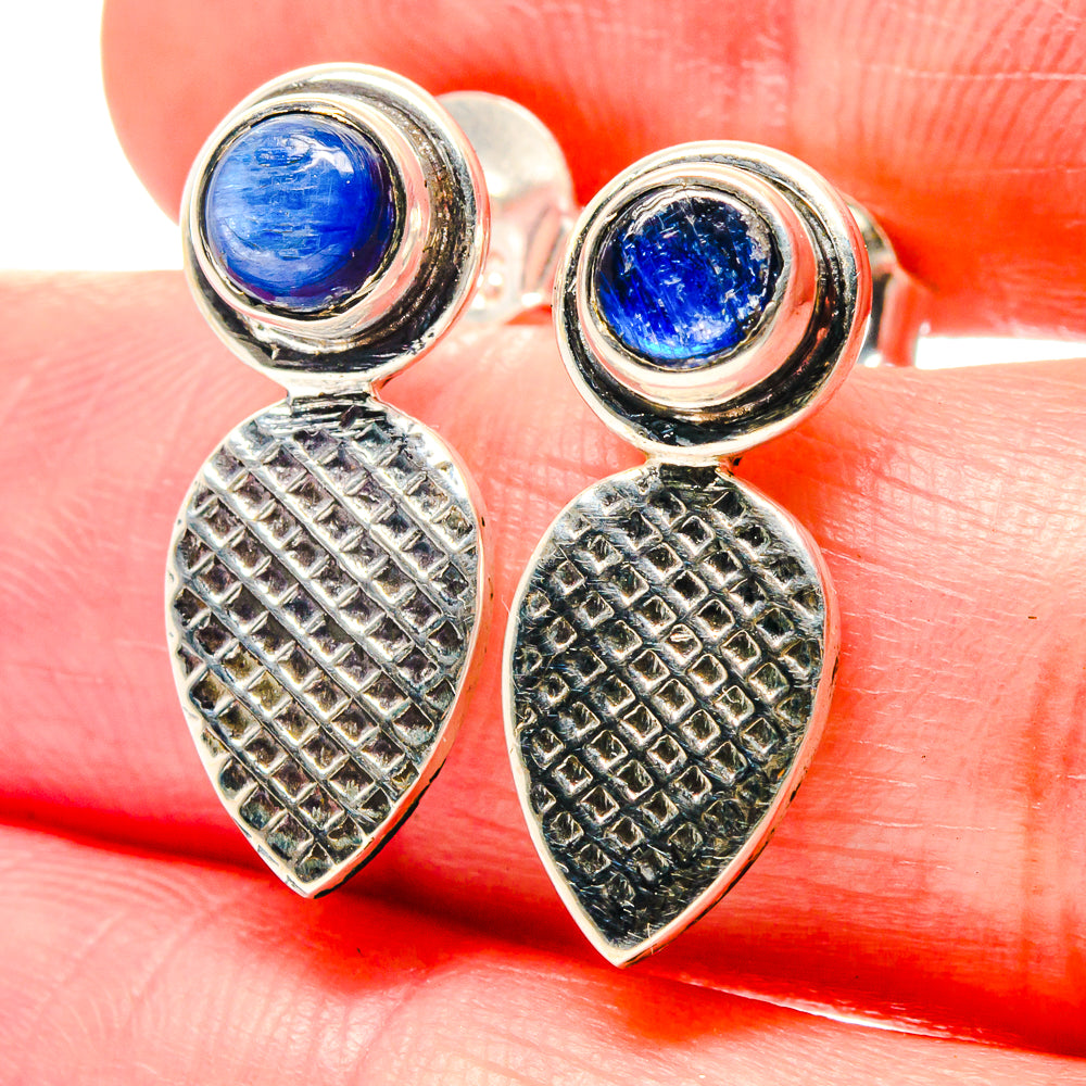 Kyanite Earrings handcrafted by Ana Silver Co - EARR423274