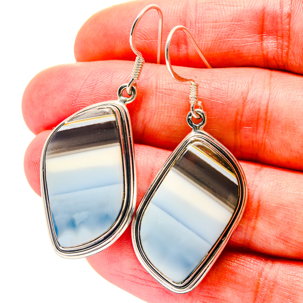 Owyhee Opal Earrings handcrafted by Ana Silver Co - EARR423281