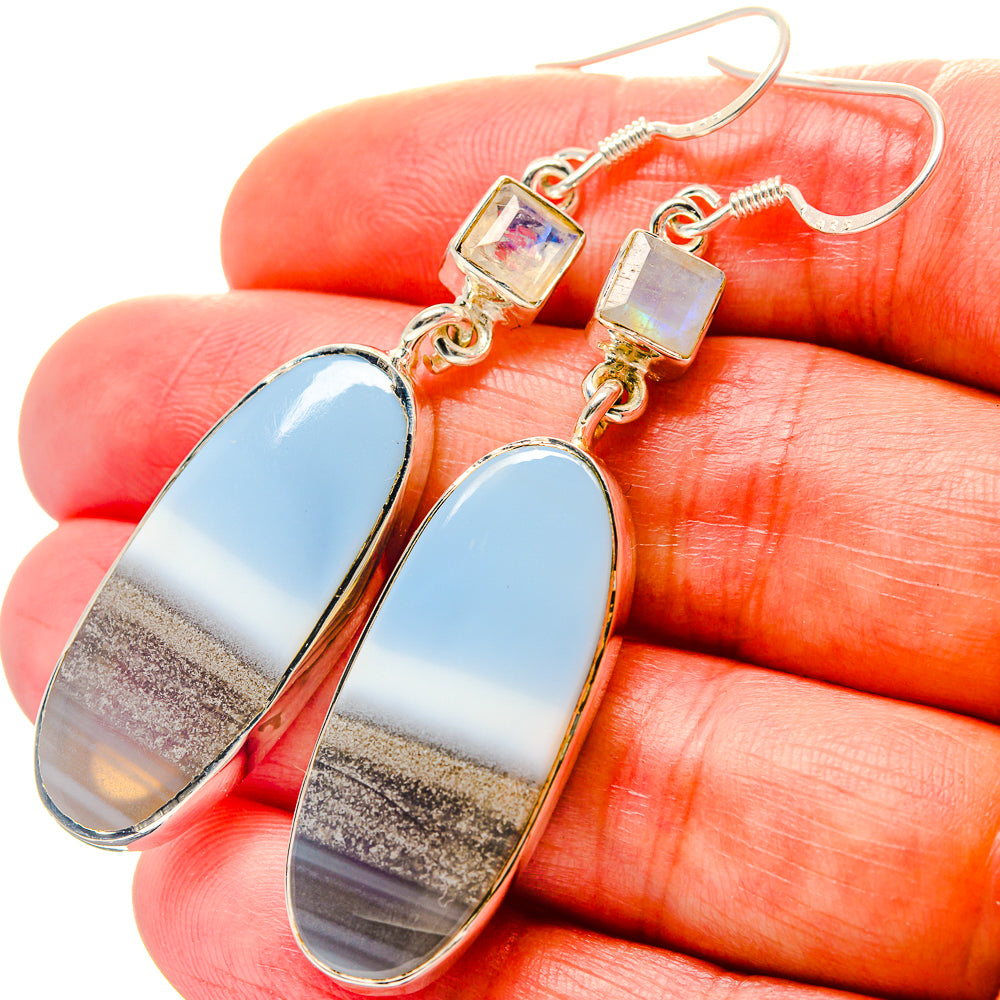 Owyhee Opal Earrings handcrafted by Ana Silver Co - EARR423288