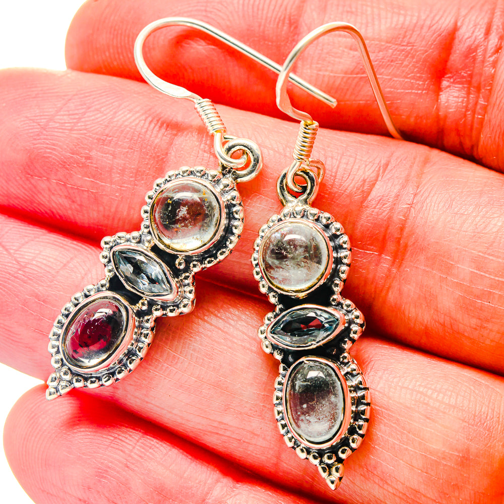 Aquamarine Earrings handcrafted by Ana Silver Co - EARR423289