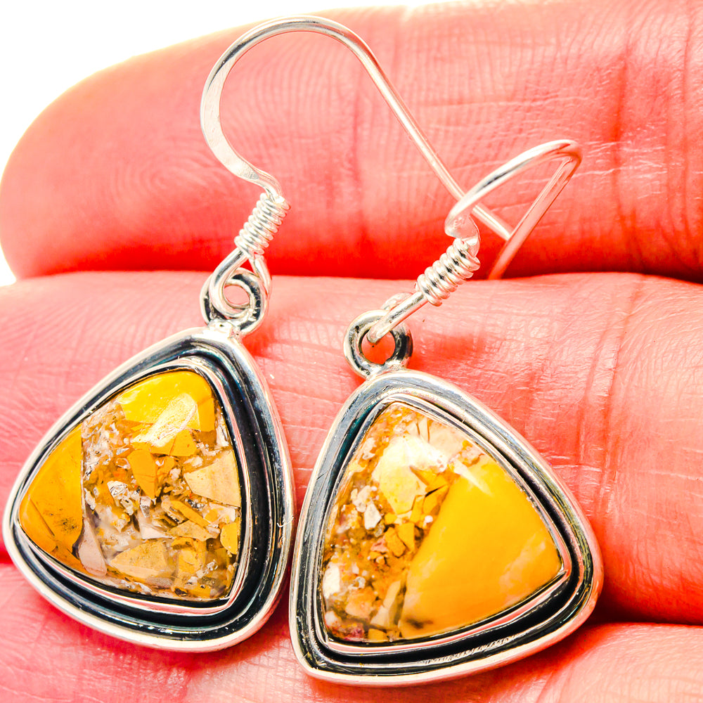 Brecciated Mookaite Earrings handcrafted by Ana Silver Co - EARR423292
