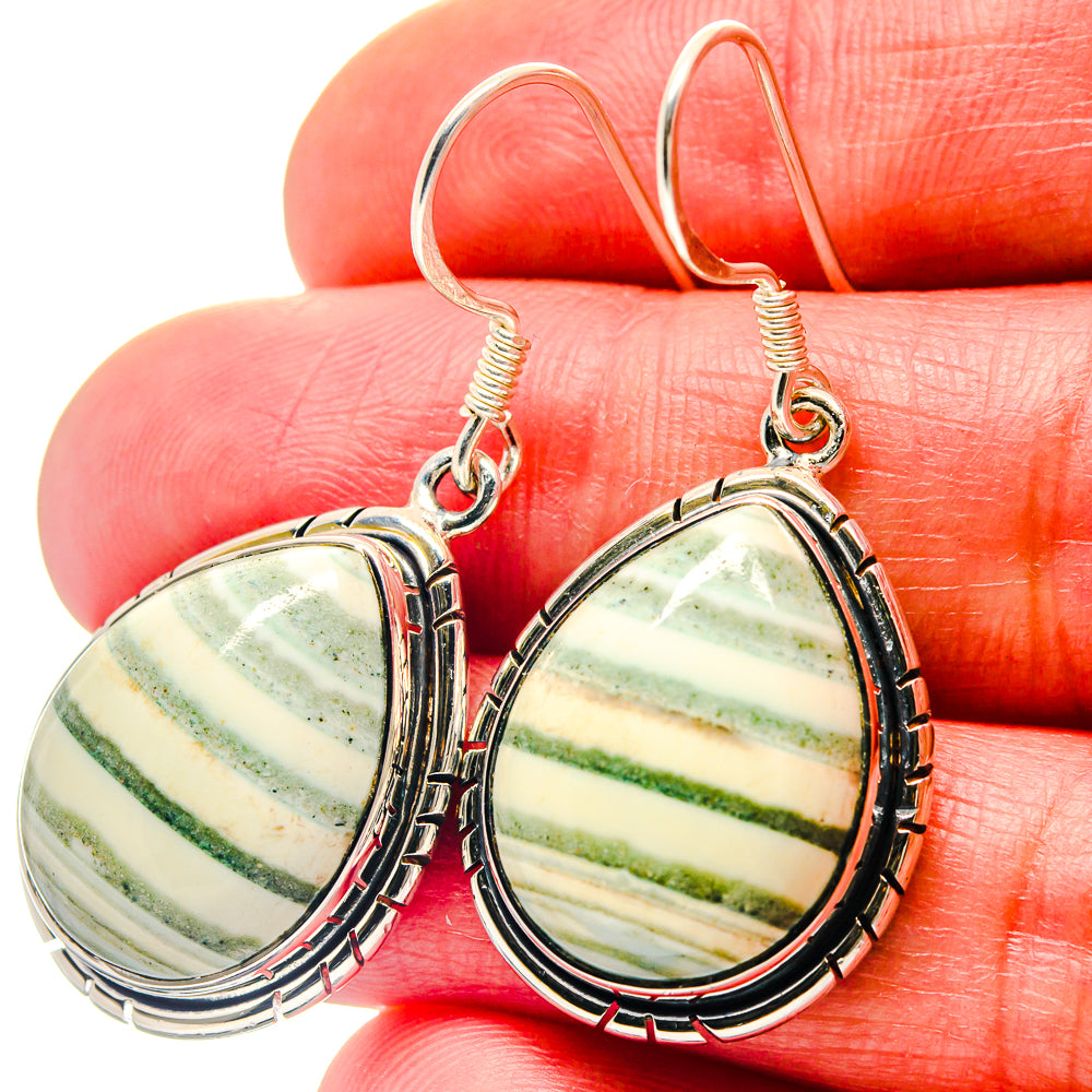 Ocean Jasper Earrings handcrafted by Ana Silver Co - EARR423300