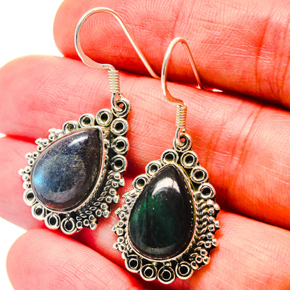 Labradorite Earrings handcrafted by Ana Silver Co - EARR423302