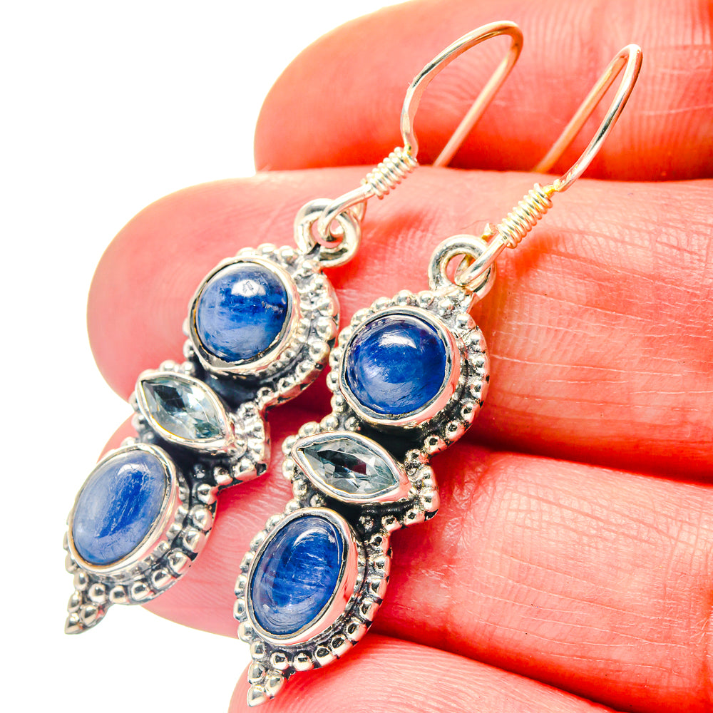 Kyanite Earrings handcrafted by Ana Silver Co - EARR423307