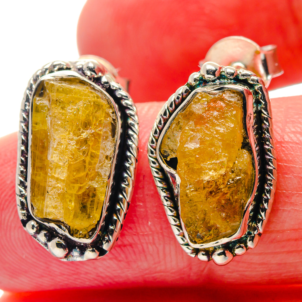Citrine Earrings handcrafted by Ana Silver Co - EARR423318