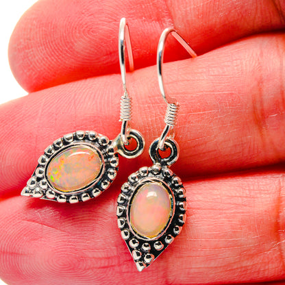 Ethiopian Opal Earrings handcrafted by Ana Silver Co - EARR423324