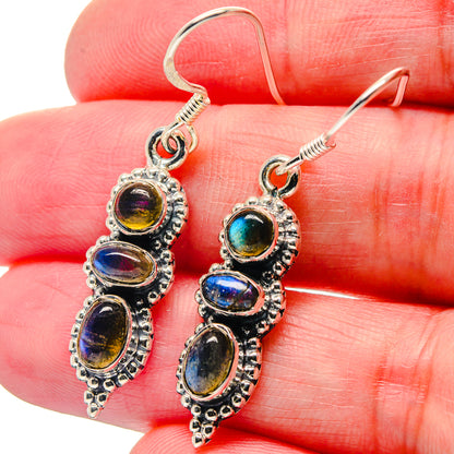 Labradorite Earrings handcrafted by Ana Silver Co - EARR423325