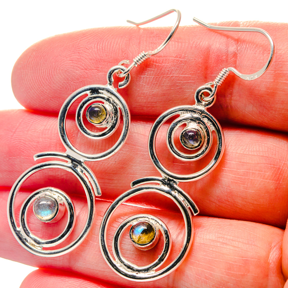 Labradorite Earrings handcrafted by Ana Silver Co - EARR423352