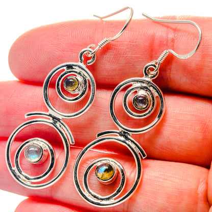 Labradorite Earrings handcrafted by Ana Silver Co - EARR423352
