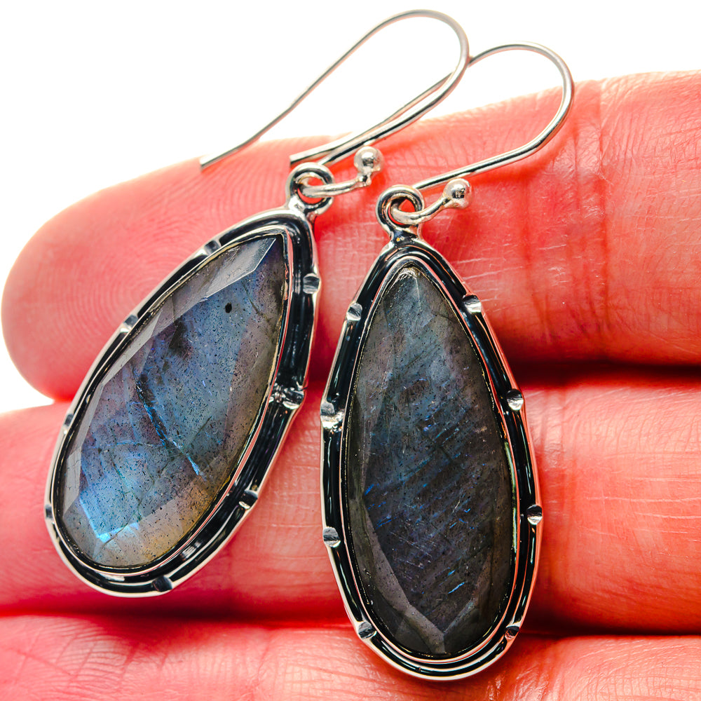 Labradorite Earrings handcrafted by Ana Silver Co - EARR423353