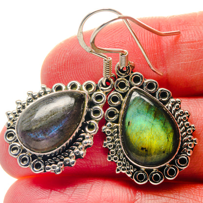 Labradorite Earrings handcrafted by Ana Silver Co - EARR423355