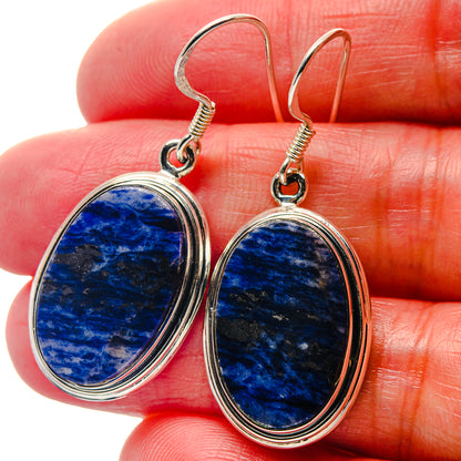 Sodalite Earrings handcrafted by Ana Silver Co - EARR423357