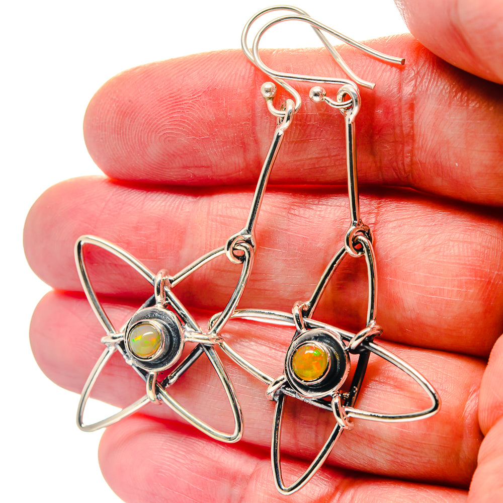 Ethiopian Opal Earrings handcrafted by Ana Silver Co - EARR423364
