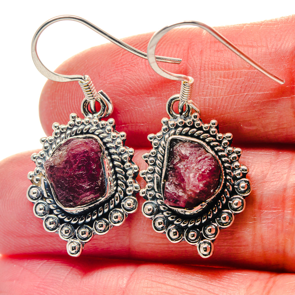Garnet Earrings handcrafted by Ana Silver Co - EARR423368