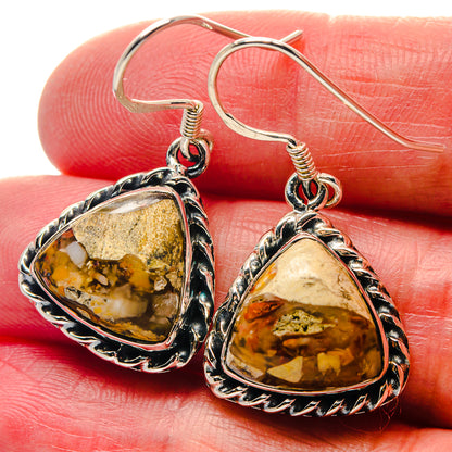 Brecciated Mookaite Earrings handcrafted by Ana Silver Co - EARR423370