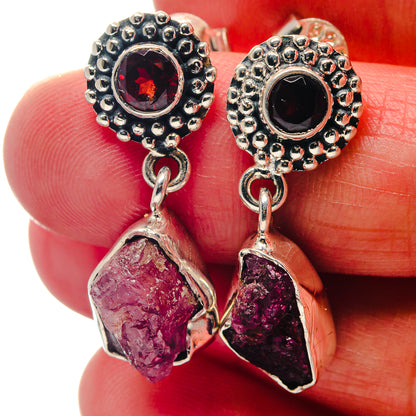 Pink Tourmaline Earrings handcrafted by Ana Silver Co - EARR423372