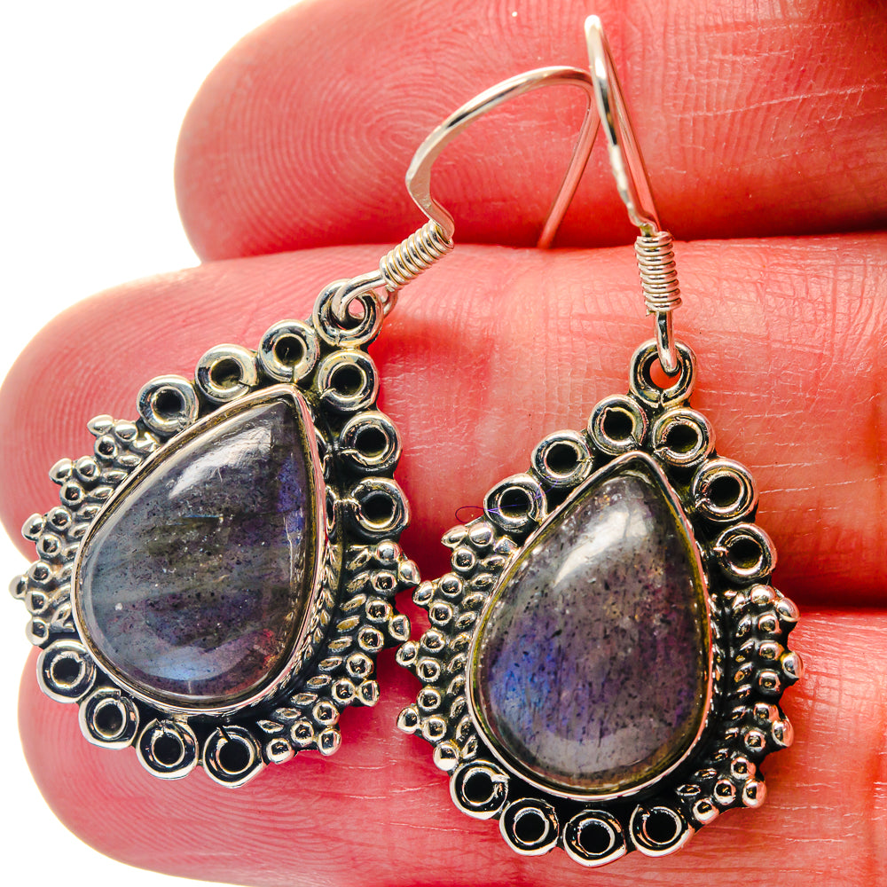 Labradorite Earrings handcrafted by Ana Silver Co - EARR423379