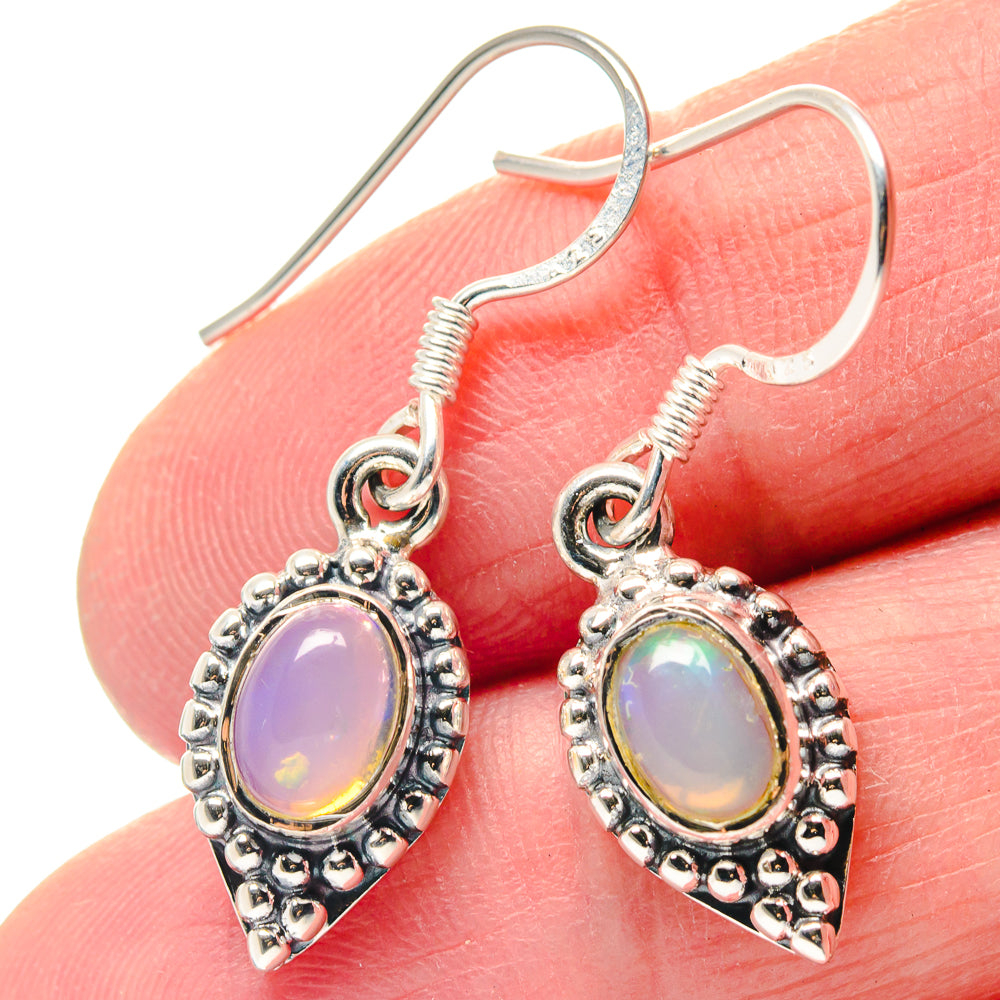 Ethiopian Opal Earrings handcrafted by Ana Silver Co - EARR423384