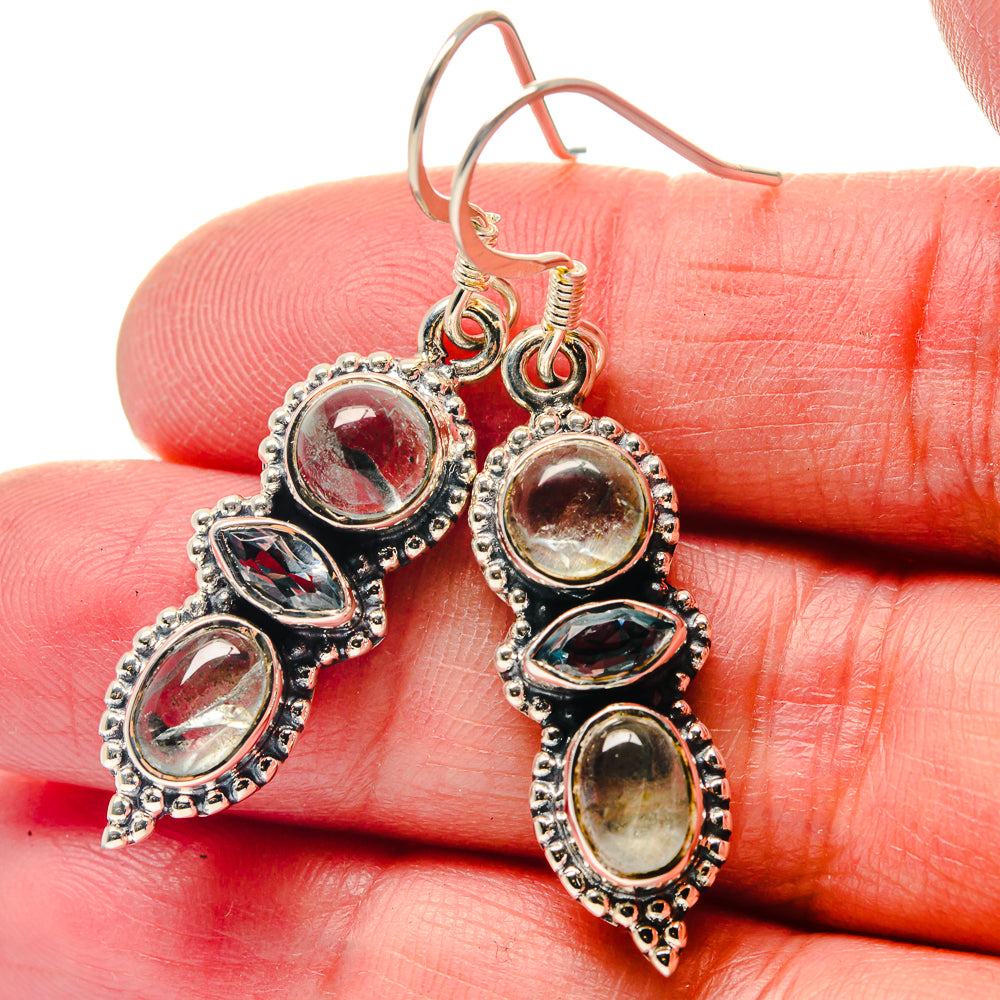 Aquamarine Earrings handcrafted by Ana Silver Co - EARR423388
