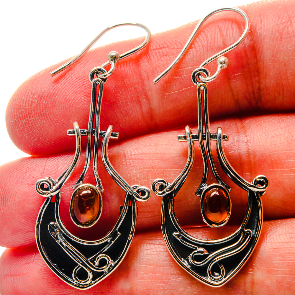 Carnelian Earrings handcrafted by Ana Silver Co - EARR423399