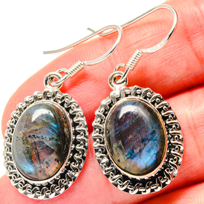 Labradorite Earrings handcrafted by Ana Silver Co - EARR423400