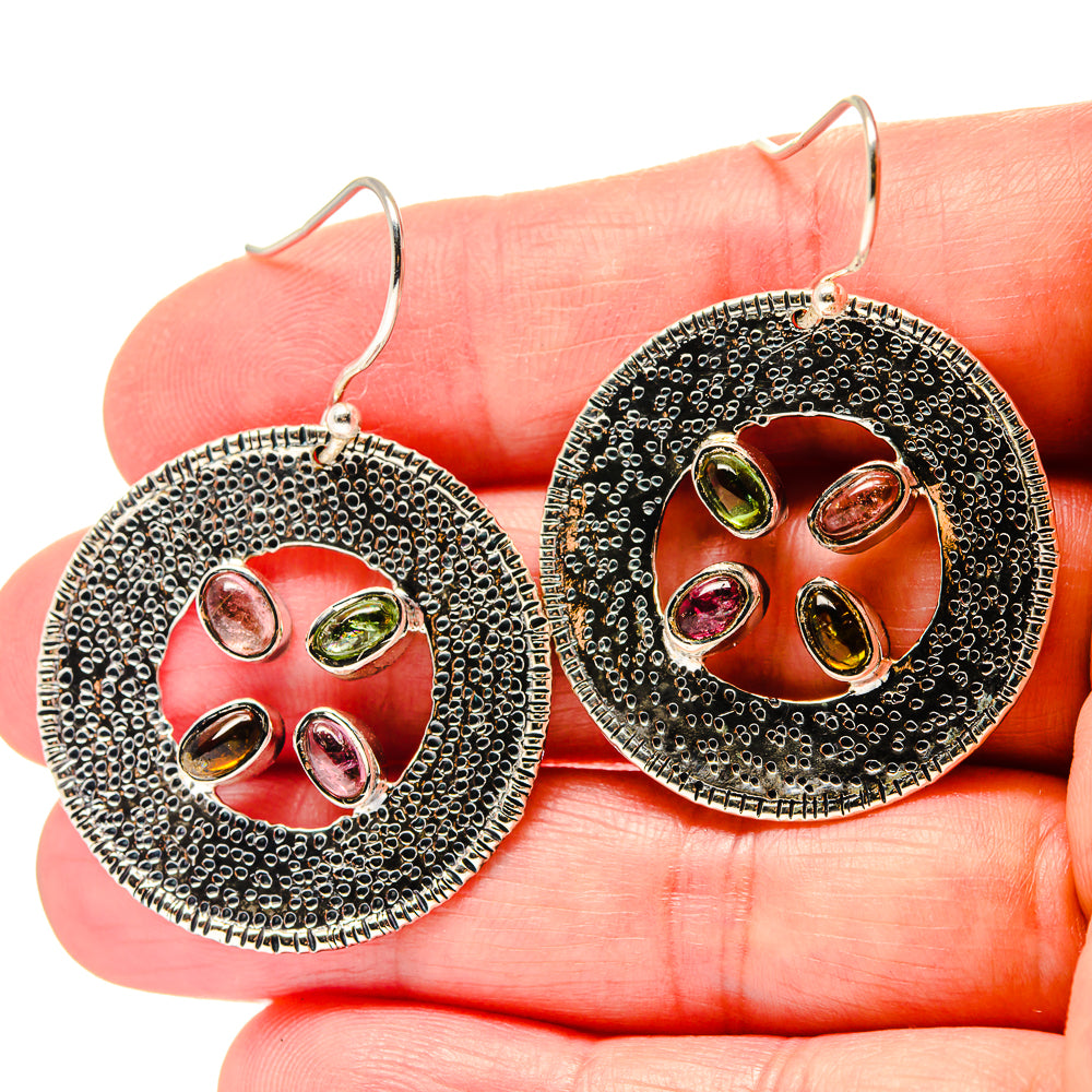Pink Tourmaline Earrings handcrafted by Ana Silver Co - EARR423401