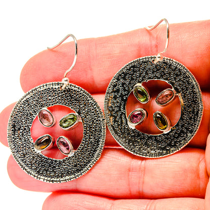 Pink Tourmaline Earrings handcrafted by Ana Silver Co - EARR423401