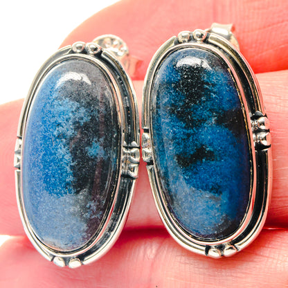Shattuckite Earrings handcrafted by Ana Silver Co - EARR423404