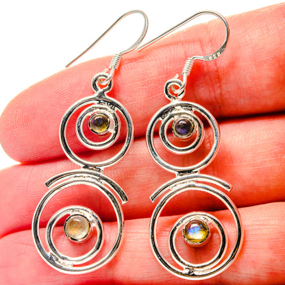 Labradorite Earrings handcrafted by Ana Silver Co - EARR423405