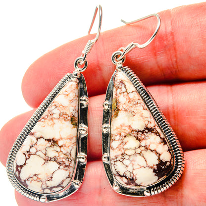 Wild Horse Jasper Earrings handcrafted by Ana Silver Co - EARR423406