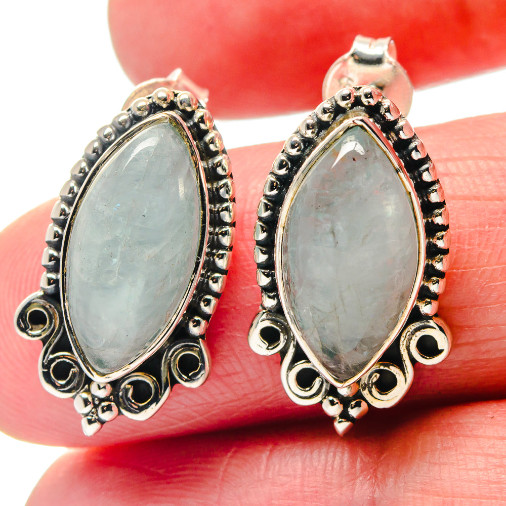 Aquamarine Earrings handcrafted by Ana Silver Co - EARR423407