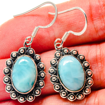 Larimar Earrings handcrafted by Ana Silver Co - EARR423408