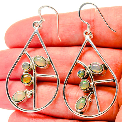 Ethiopian Opal Earrings handcrafted by Ana Silver Co - EARR423409